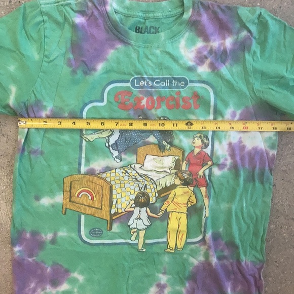 📿🔮 Let’s Call the Exorcist Tie Dye T-Shirt Size Small👻☠️ - Picture 3 of 11
